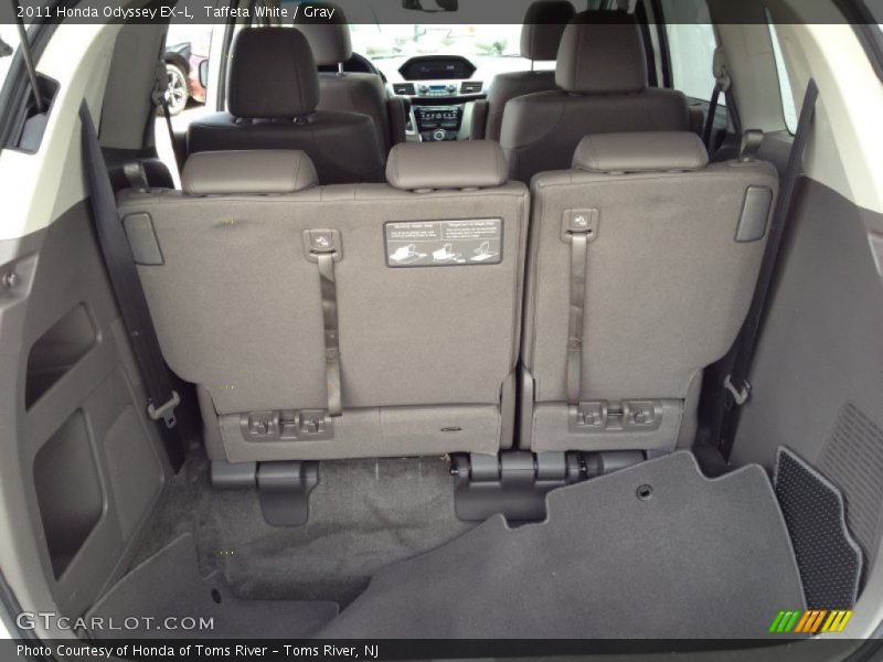 Taffeta White / Gray 2011 Honda Odyssey EX-L