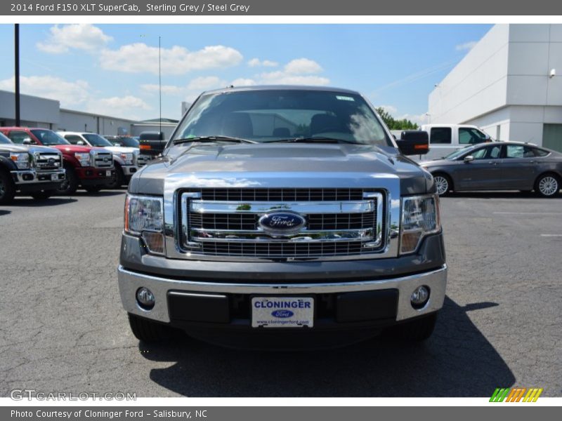 Sterling Grey / Steel Grey 2014 Ford F150 XLT SuperCab