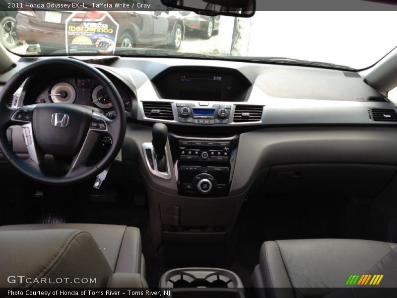 Taffeta White / Gray 2011 Honda Odyssey EX-L