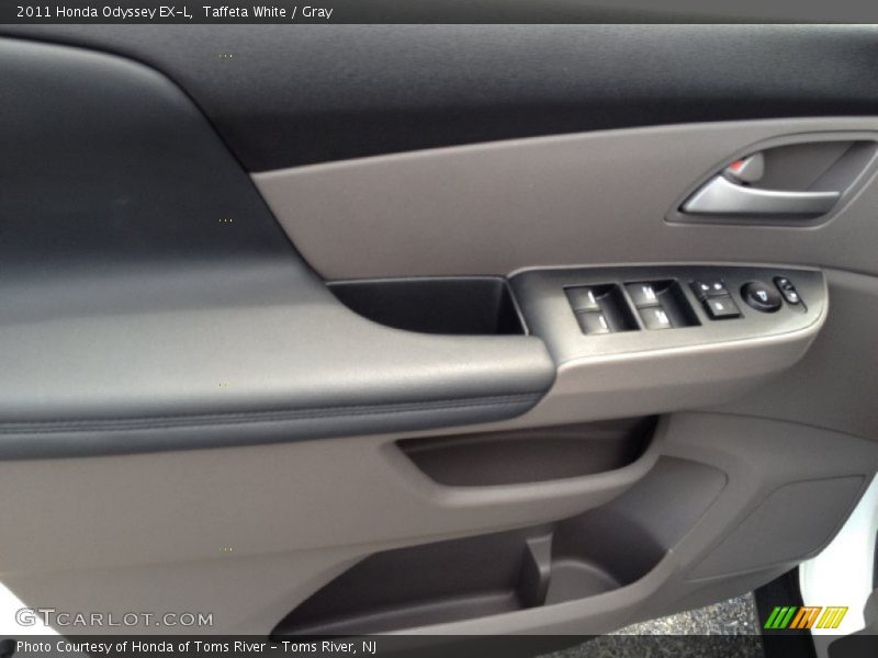 Taffeta White / Gray 2011 Honda Odyssey EX-L
