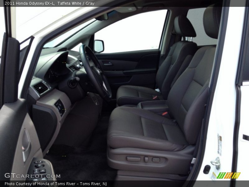 Taffeta White / Gray 2011 Honda Odyssey EX-L
