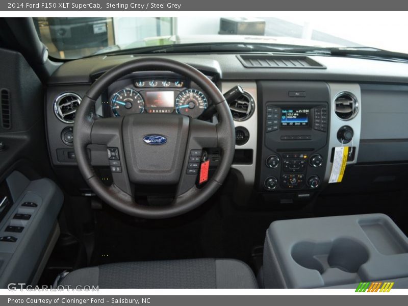 Sterling Grey / Steel Grey 2014 Ford F150 XLT SuperCab