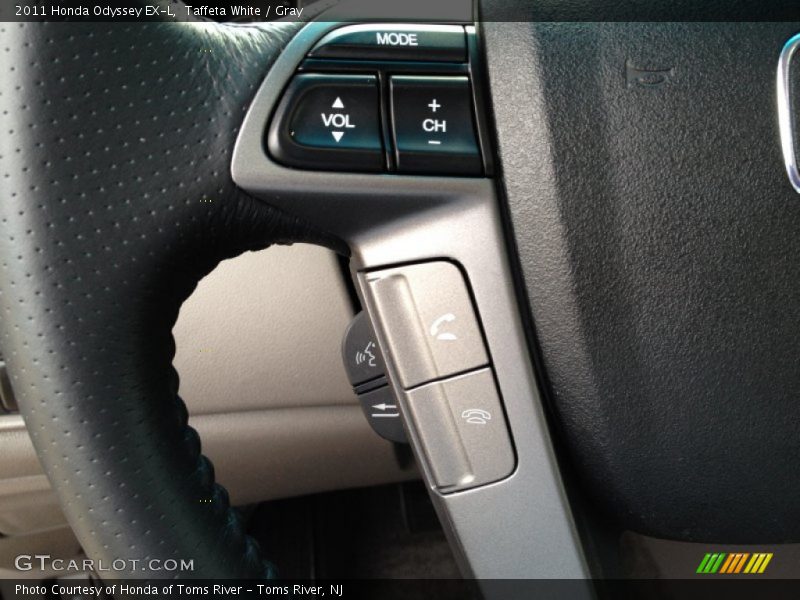 Taffeta White / Gray 2011 Honda Odyssey EX-L