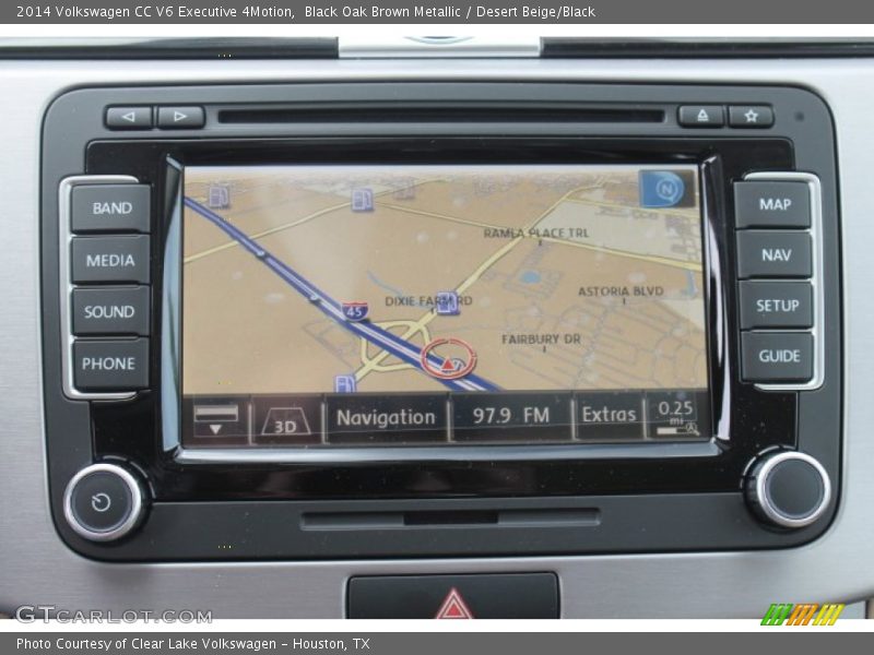 Navigation of 2014 CC V6 Executive 4Motion