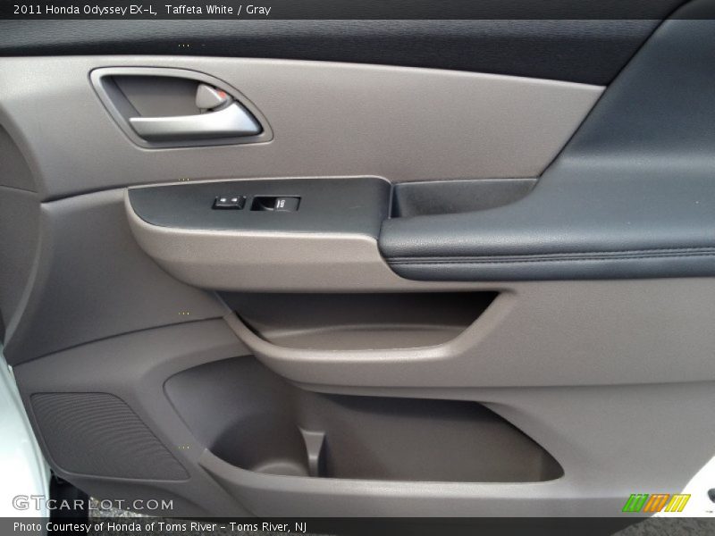 Taffeta White / Gray 2011 Honda Odyssey EX-L