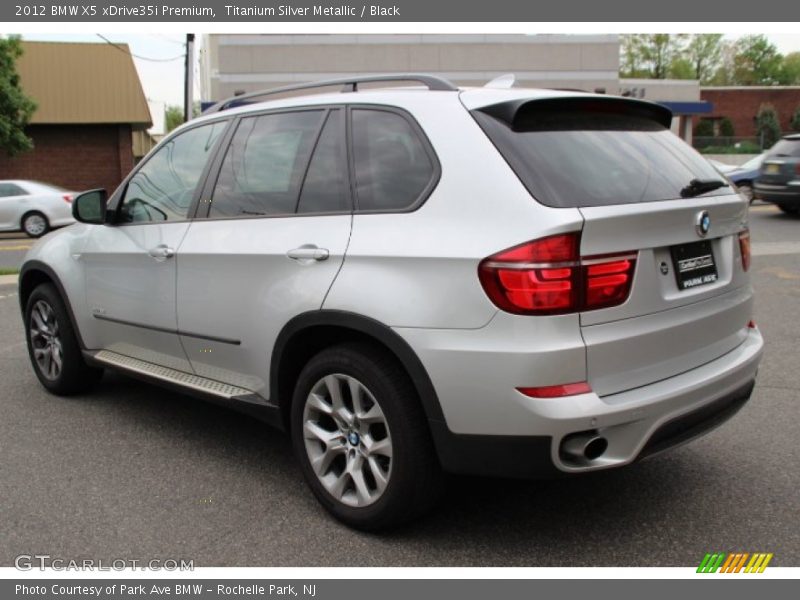 Titanium Silver Metallic / Black 2012 BMW X5 xDrive35i Premium