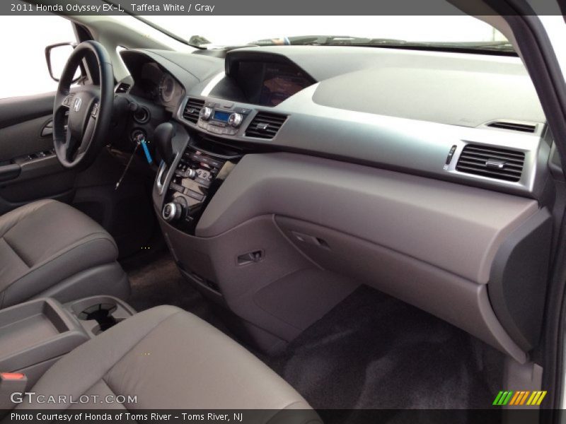 Taffeta White / Gray 2011 Honda Odyssey EX-L