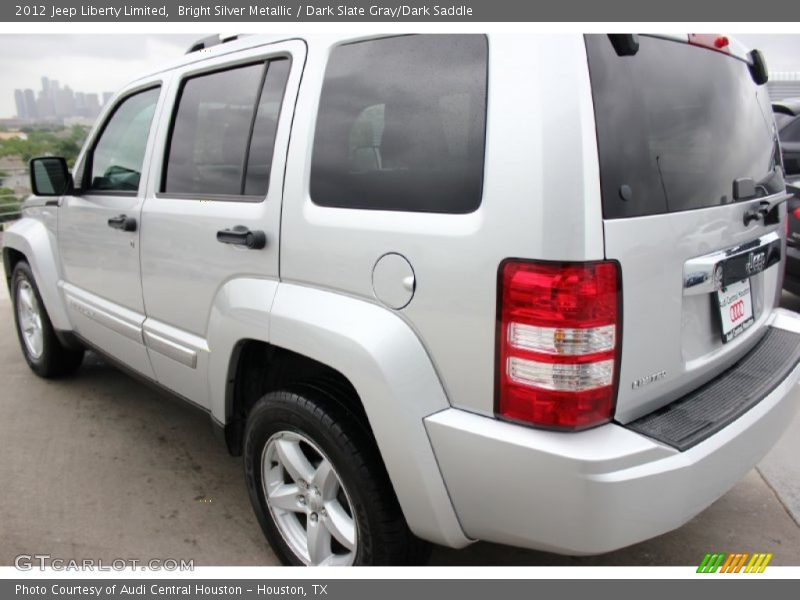 Bright Silver Metallic / Dark Slate Gray/Dark Saddle 2012 Jeep Liberty Limited