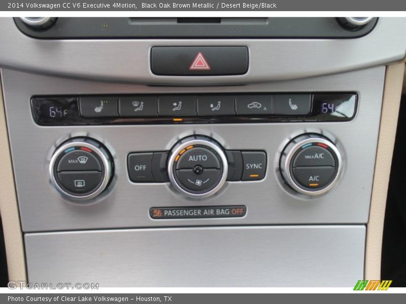 Controls of 2014 CC V6 Executive 4Motion