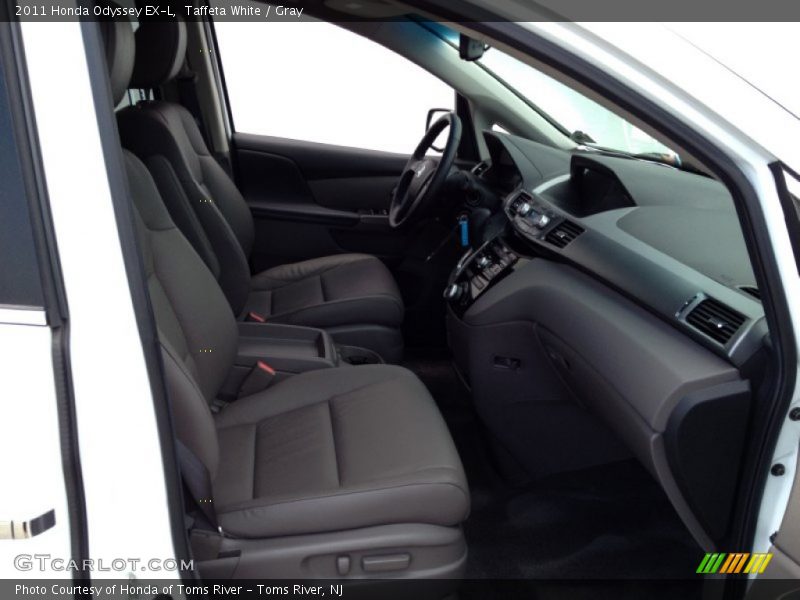 Taffeta White / Gray 2011 Honda Odyssey EX-L
