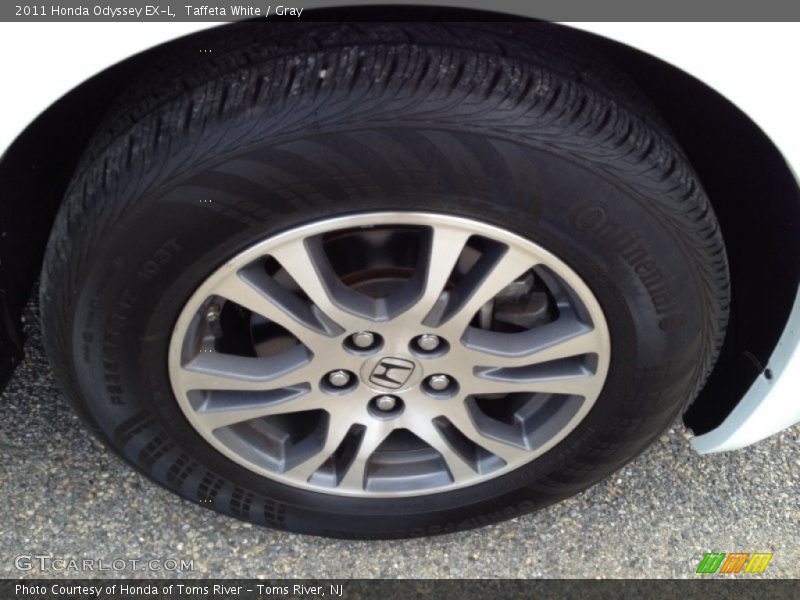 Taffeta White / Gray 2011 Honda Odyssey EX-L