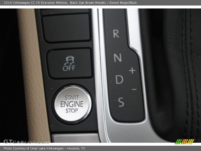 Black Oak Brown Metallic / Desert Beige/Black 2014 Volkswagen CC V6 Executive 4Motion