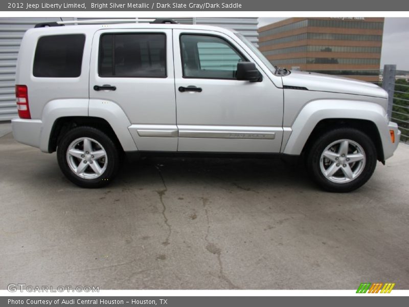 Bright Silver Metallic / Dark Slate Gray/Dark Saddle 2012 Jeep Liberty Limited