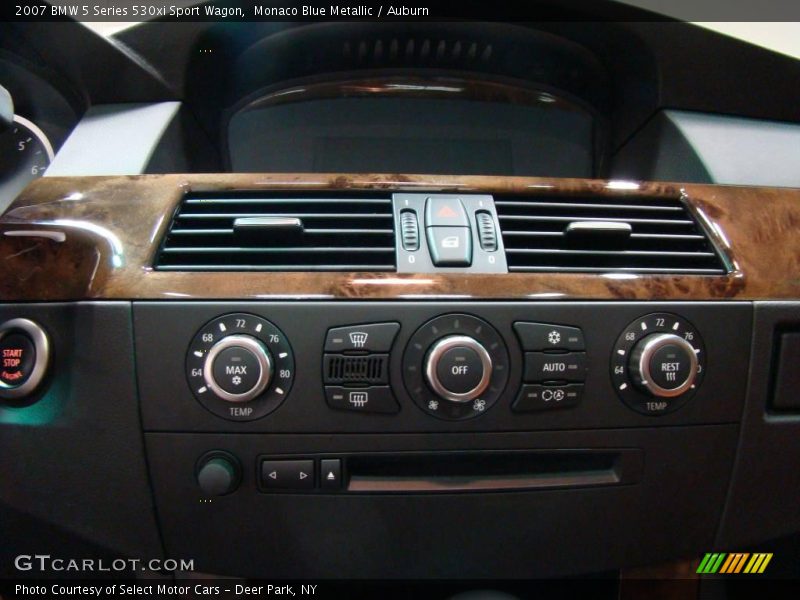 Monaco Blue Metallic / Auburn 2007 BMW 5 Series 530xi Sport Wagon