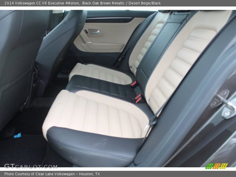 Rear Seat of 2014 CC V6 Executive 4Motion