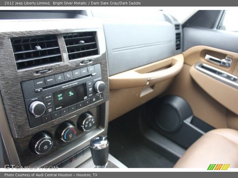 Bright Silver Metallic / Dark Slate Gray/Dark Saddle 2012 Jeep Liberty Limited