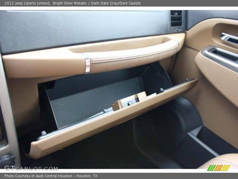 Bright Silver Metallic / Dark Slate Gray/Dark Saddle 2012 Jeep Liberty Limited