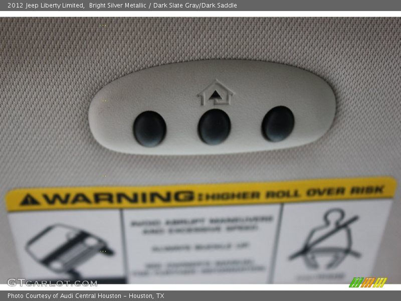 Bright Silver Metallic / Dark Slate Gray/Dark Saddle 2012 Jeep Liberty Limited