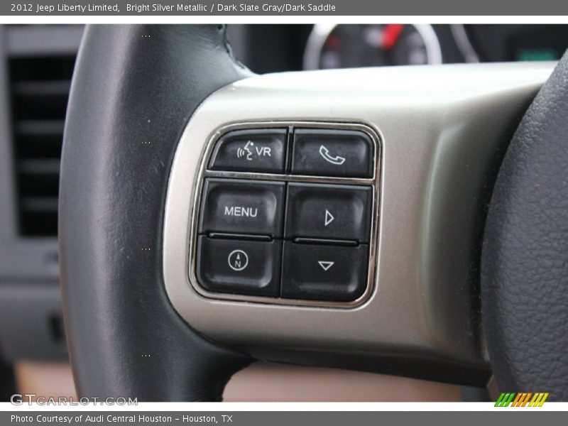 Bright Silver Metallic / Dark Slate Gray/Dark Saddle 2012 Jeep Liberty Limited