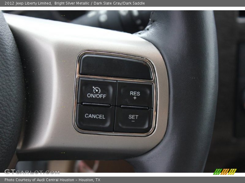 Bright Silver Metallic / Dark Slate Gray/Dark Saddle 2012 Jeep Liberty Limited