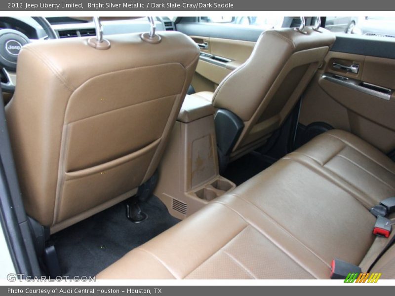 Bright Silver Metallic / Dark Slate Gray/Dark Saddle 2012 Jeep Liberty Limited