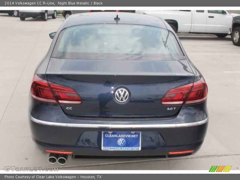 Night Blue Metallic / Black 2014 Volkswagen CC R-Line