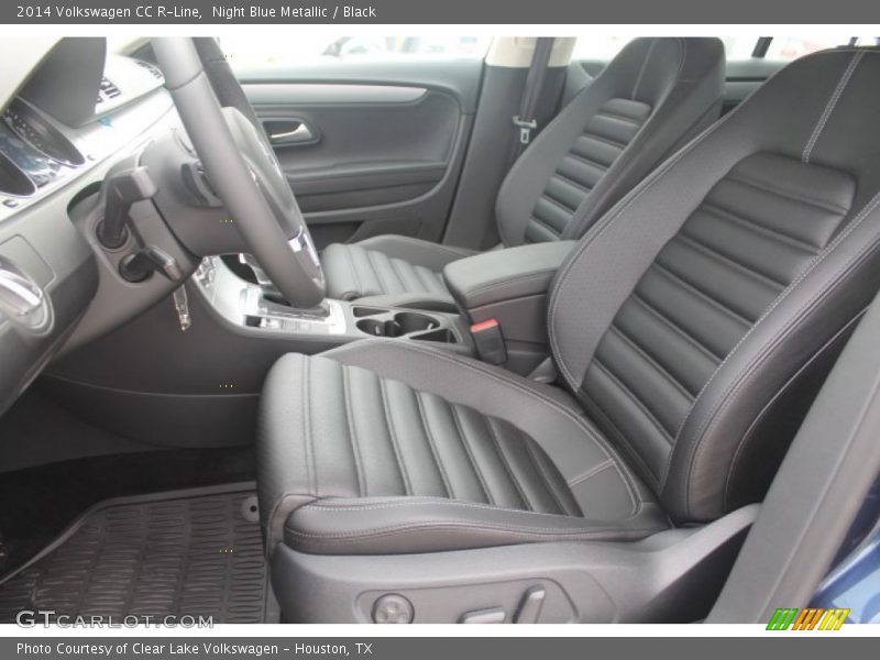Night Blue Metallic / Black 2014 Volkswagen CC R-Line