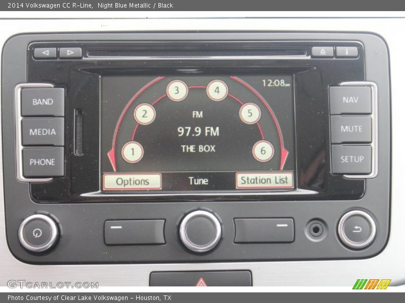 Night Blue Metallic / Black 2014 Volkswagen CC R-Line