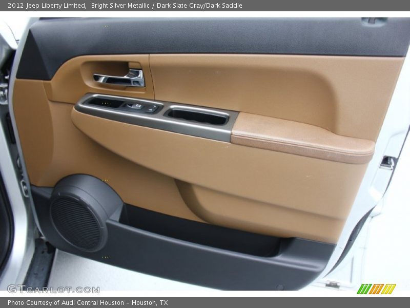 Bright Silver Metallic / Dark Slate Gray/Dark Saddle 2012 Jeep Liberty Limited