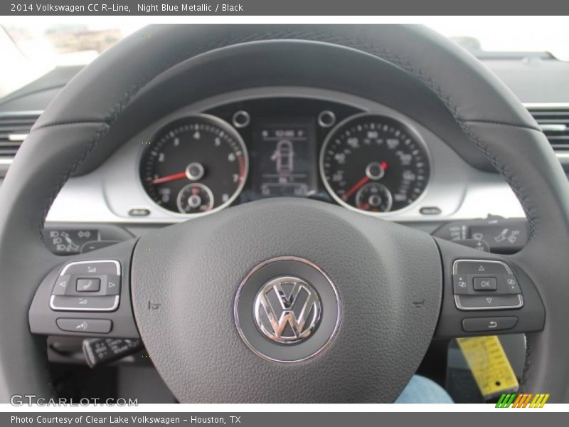 Night Blue Metallic / Black 2014 Volkswagen CC R-Line