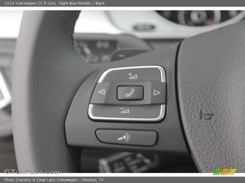Night Blue Metallic / Black 2014 Volkswagen CC R-Line
