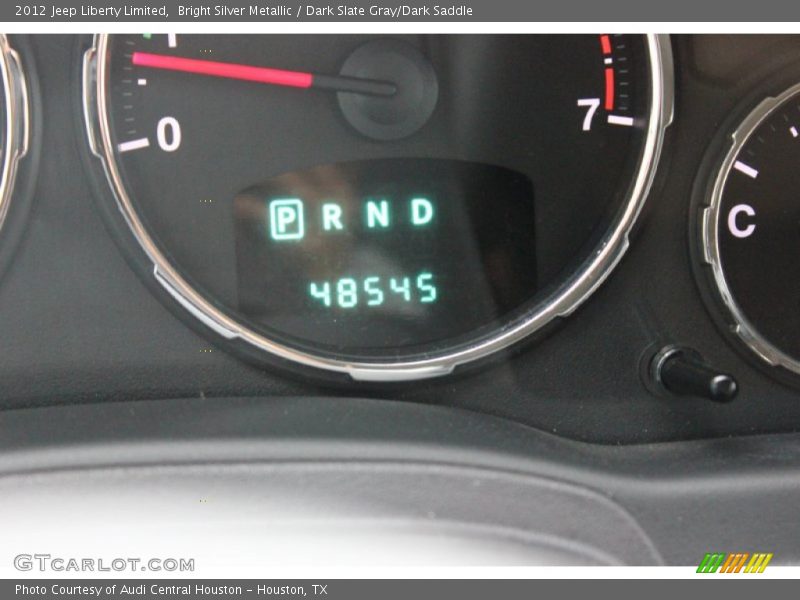 Bright Silver Metallic / Dark Slate Gray/Dark Saddle 2012 Jeep Liberty Limited