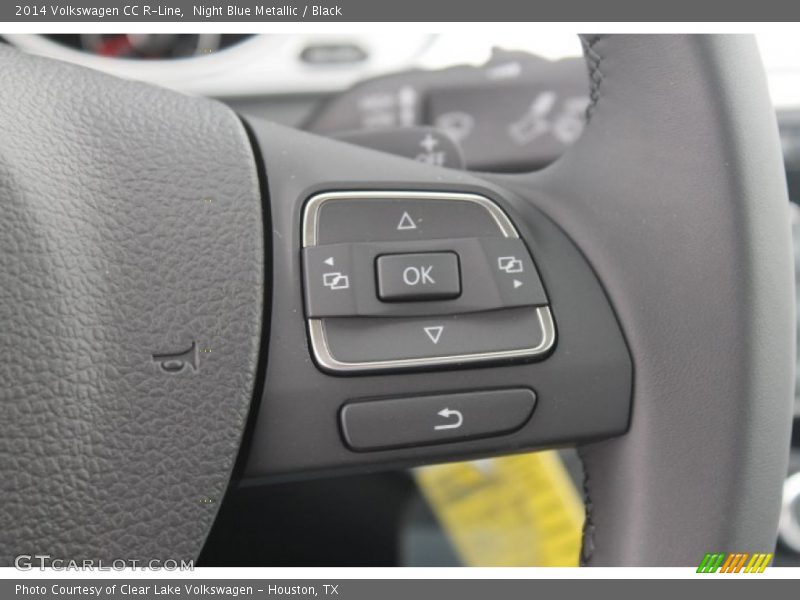 Night Blue Metallic / Black 2014 Volkswagen CC R-Line
