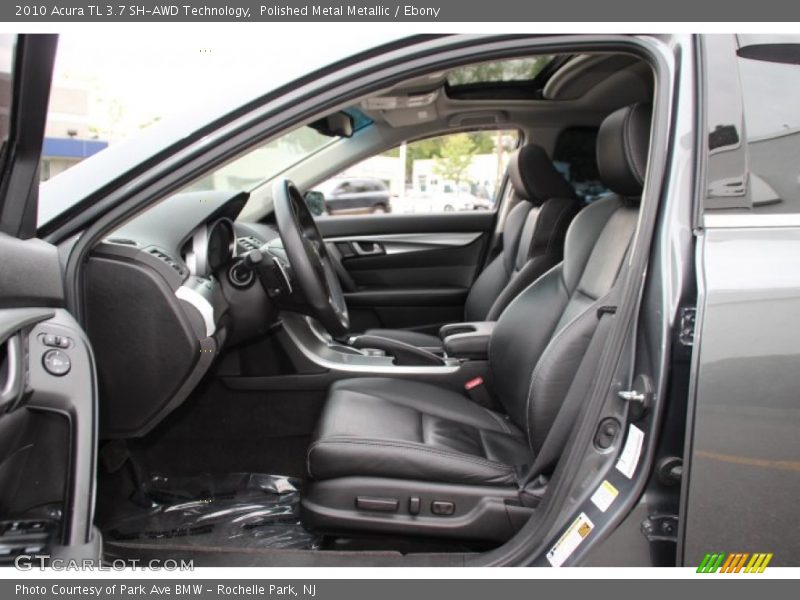 Front Seat of 2010 TL 3.7 SH-AWD Technology