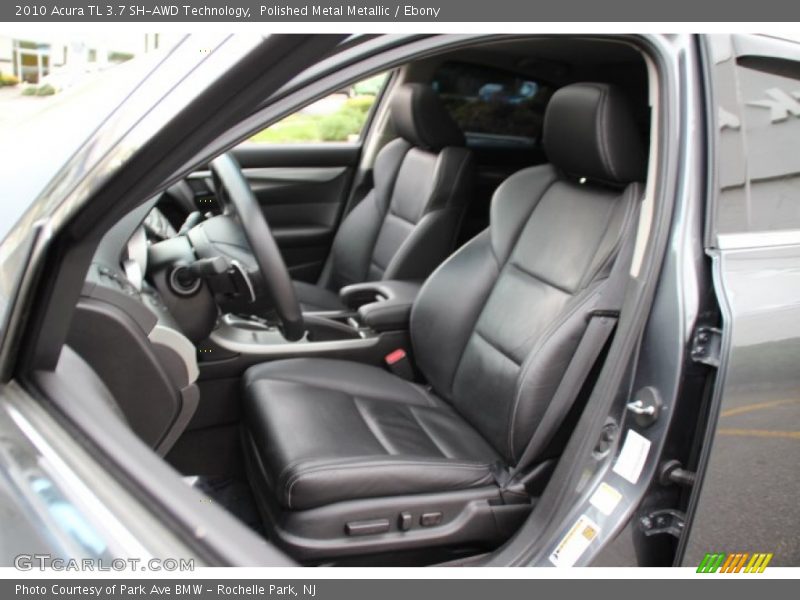 Front Seat of 2010 TL 3.7 SH-AWD Technology