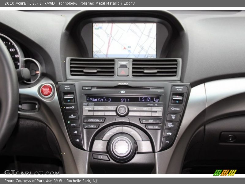 Controls of 2010 TL 3.7 SH-AWD Technology