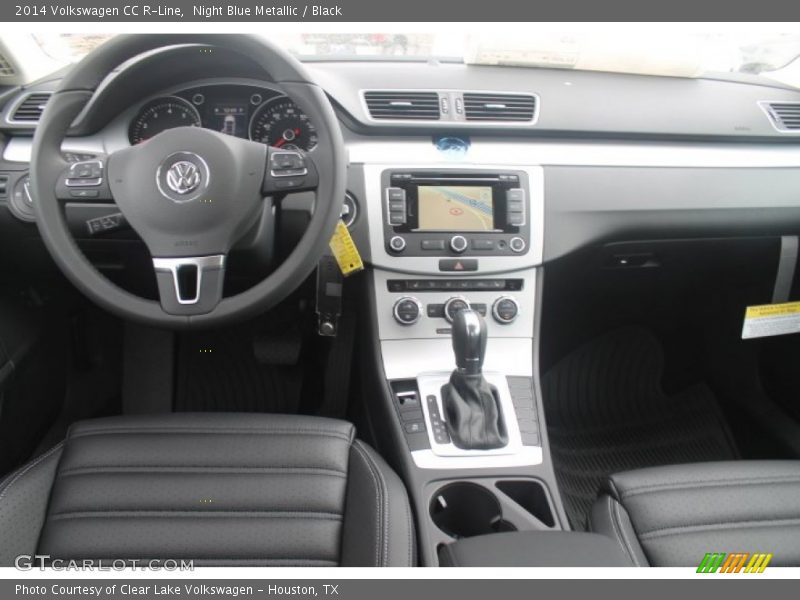 Night Blue Metallic / Black 2014 Volkswagen CC R-Line