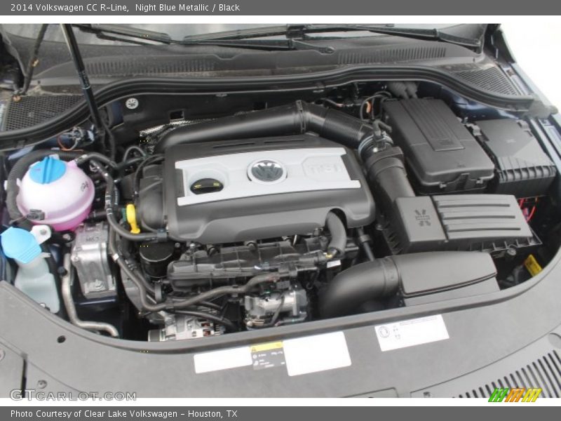 Night Blue Metallic / Black 2014 Volkswagen CC R-Line