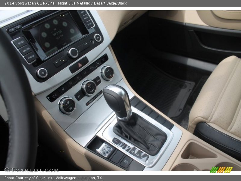 Night Blue Metallic / Desert Beige/Black 2014 Volkswagen CC R-Line