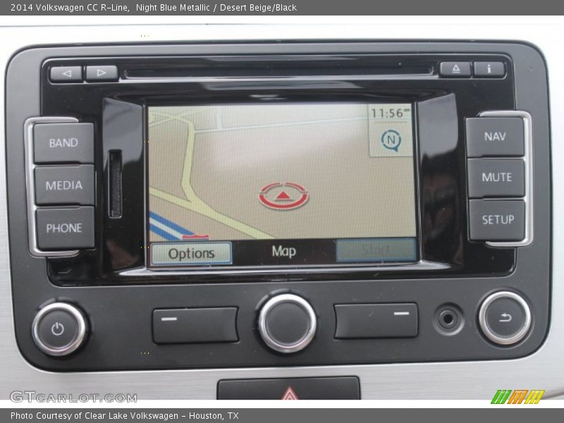Night Blue Metallic / Desert Beige/Black 2014 Volkswagen CC R-Line
