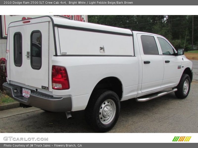 Bright White / Light Pebble Beige/Bark Brown 2010 Dodge Ram 2500 SLT Crew Cab 4x4
