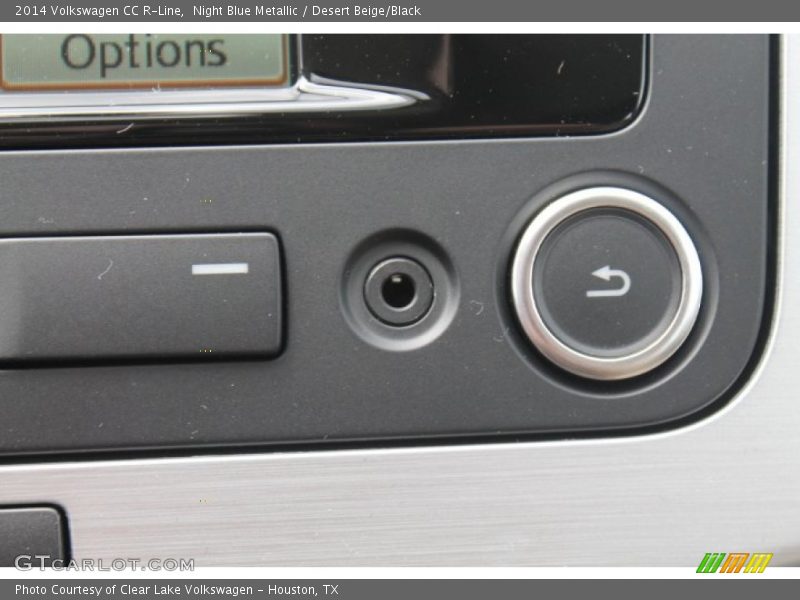 Night Blue Metallic / Desert Beige/Black 2014 Volkswagen CC R-Line