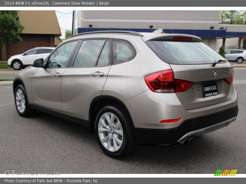 Cashmere Silver Metallic / Beige 2014 BMW X1 xDrive28i