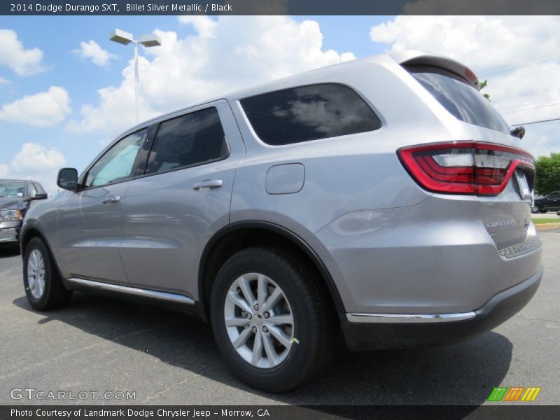 Billet Silver Metallic / Black 2014 Dodge Durango SXT