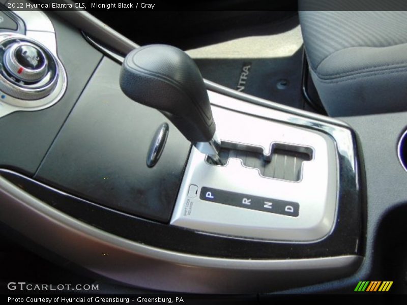 Midnight Black / Gray 2012 Hyundai Elantra GLS
