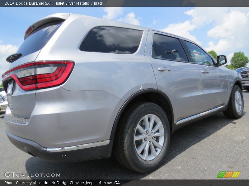 Billet Silver Metallic / Black 2014 Dodge Durango SXT