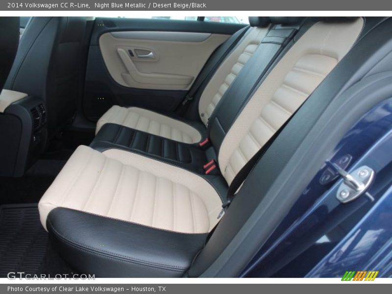 Night Blue Metallic / Desert Beige/Black 2014 Volkswagen CC R-Line