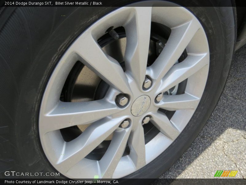 Billet Silver Metallic / Black 2014 Dodge Durango SXT