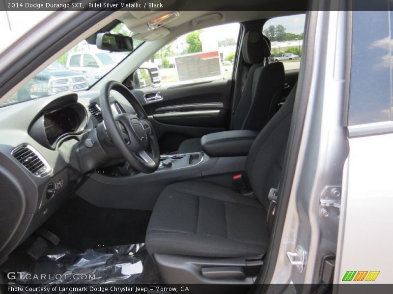 Billet Silver Metallic / Black 2014 Dodge Durango SXT
