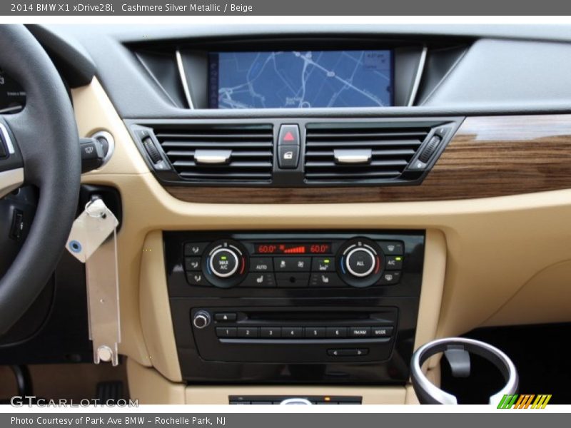 Cashmere Silver Metallic / Beige 2014 BMW X1 xDrive28i